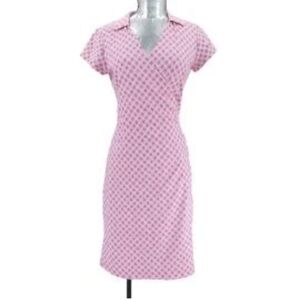 J. McLaughlin Pink Lila Catalina Midi Wrap Dress M
